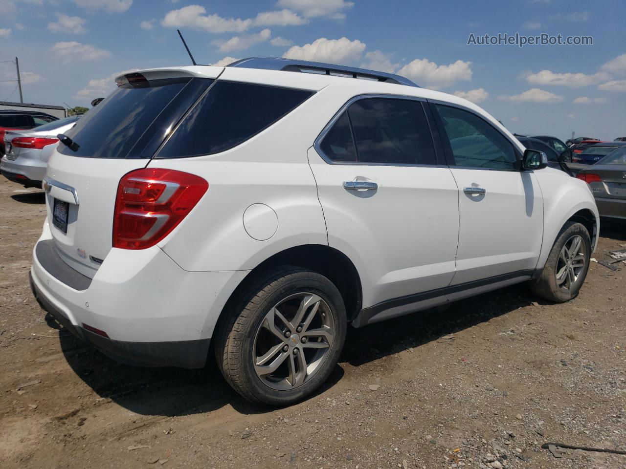 2017 Chevrolet Equinox Premier White vin: 2GNALDEK5H6172323