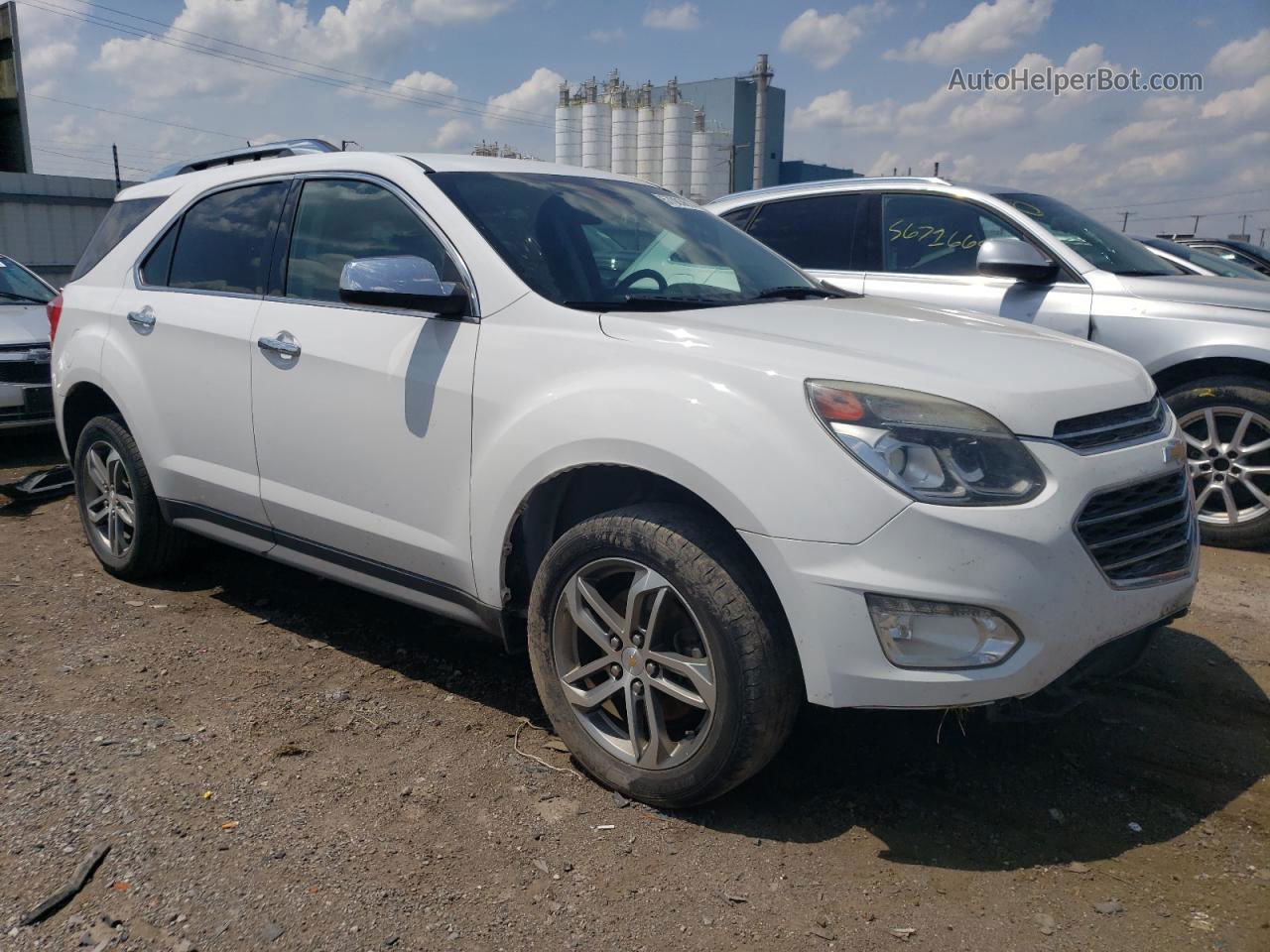 2017 Chevrolet Equinox Premier White vin: 2GNALDEK5H6172323