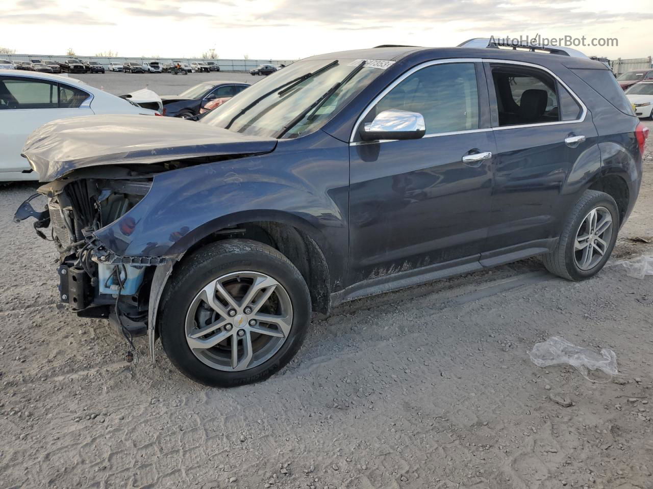 2017 Chevrolet Equinox Premier Угольный vin: 2GNALDEK5H6292123