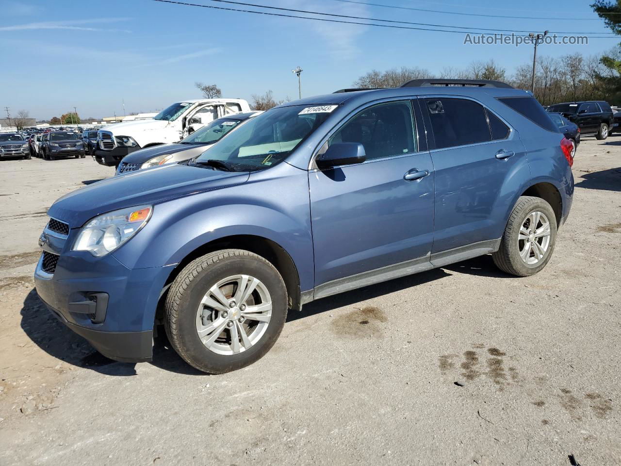 2012 Chevrolet Equinox Lt Синий vin: 2GNALDEK6C6195540