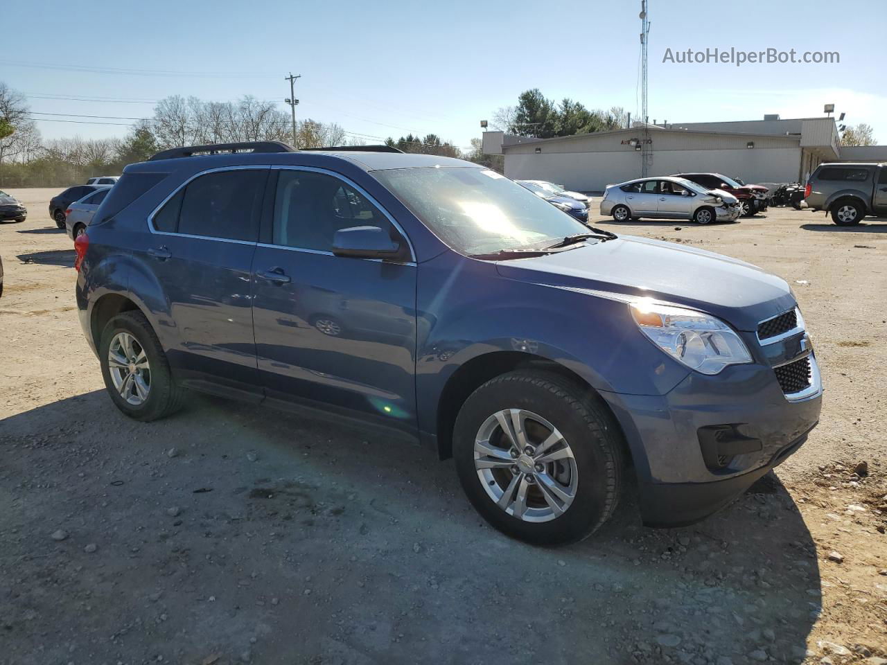 2012 Chevrolet Equinox Lt Синий vin: 2GNALDEK6C6195540