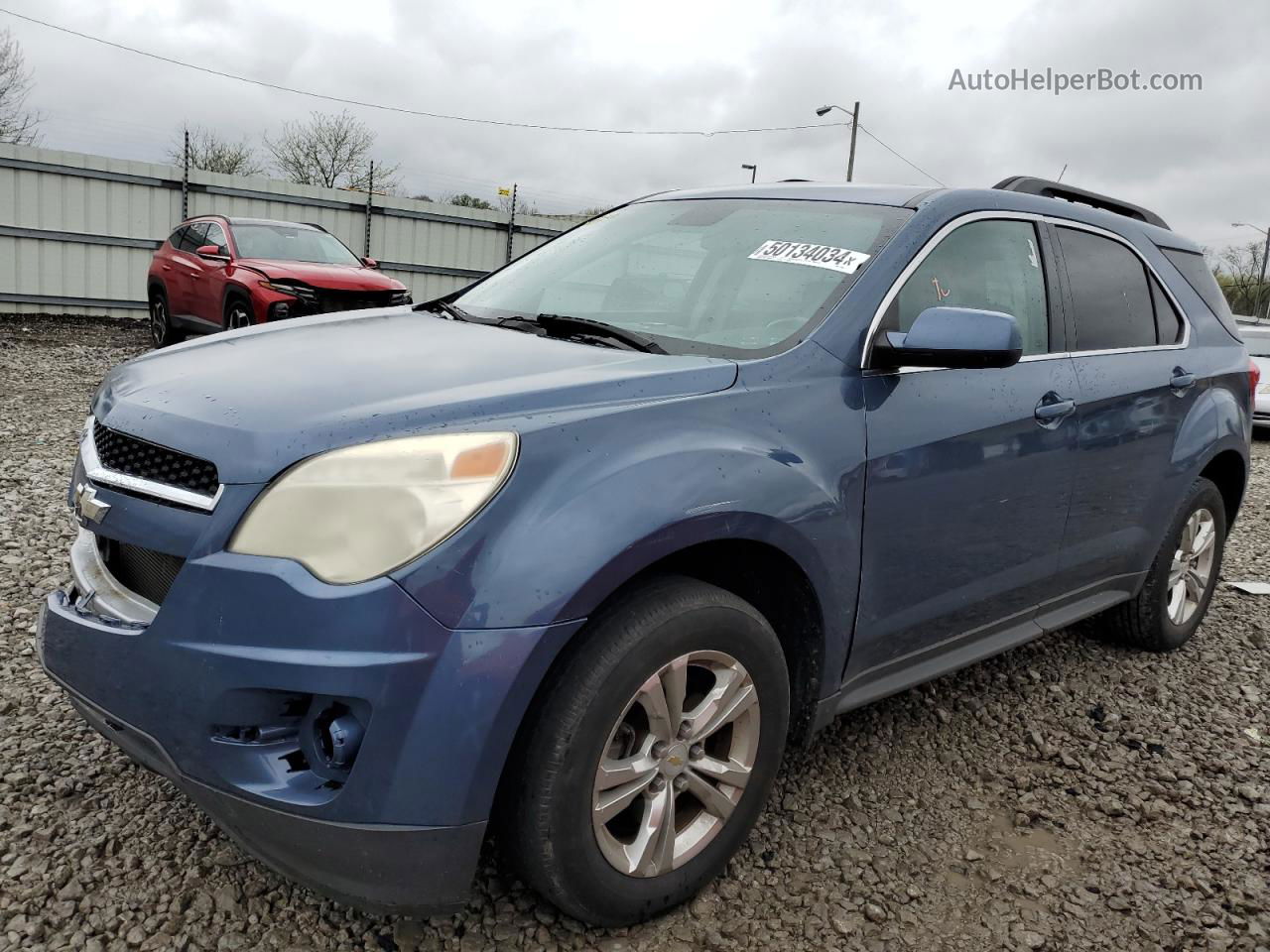 2012 Chevrolet Equinox Lt Blue vin: 2GNALDEK6C6212403