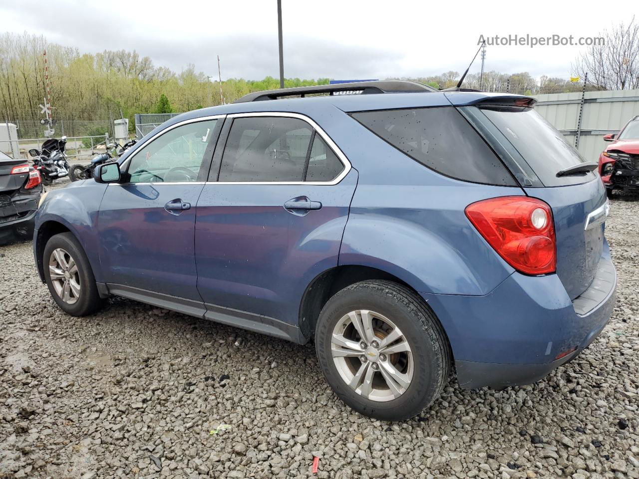 2012 Chevrolet Equinox Lt Синий vin: 2GNALDEK6C6212403