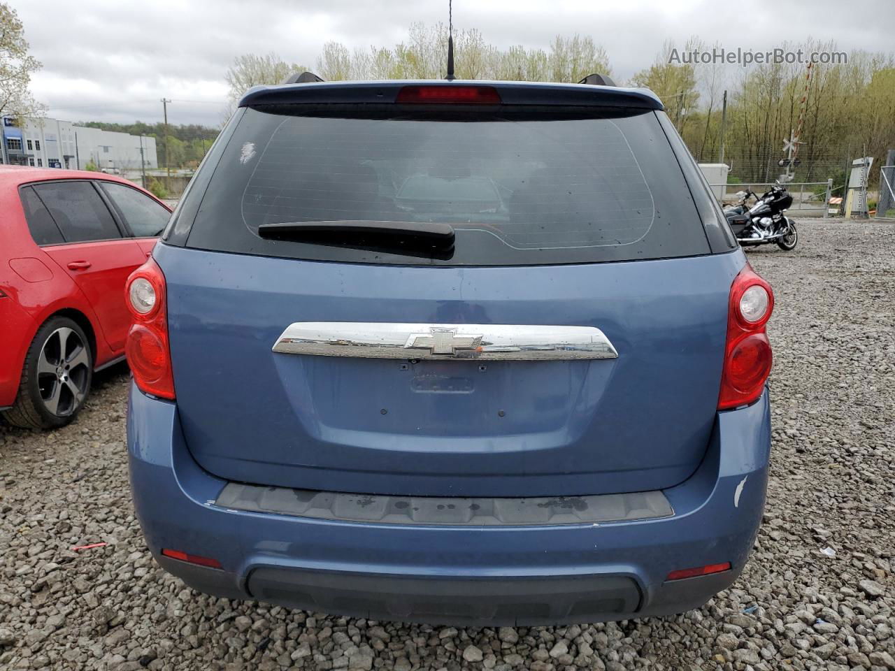 2012 Chevrolet Equinox Lt Blue vin: 2GNALDEK6C6212403