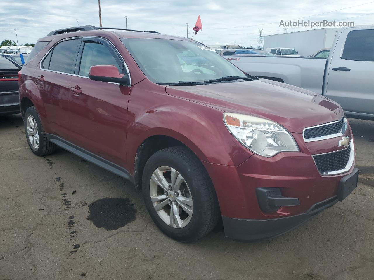 2012 Chevrolet Equinox Lt Maroon vin: 2GNALDEK6C6218346