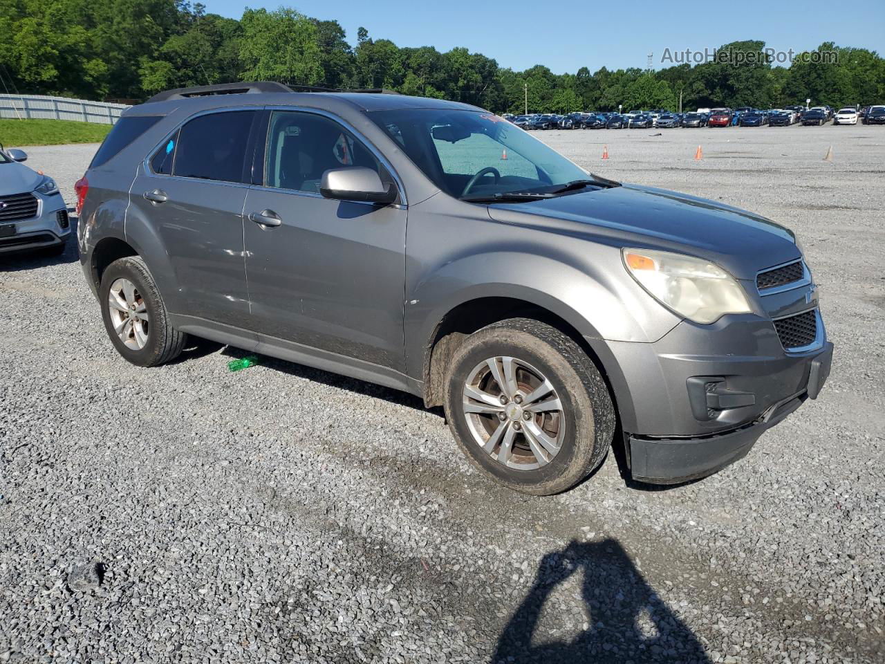 2012 Chevrolet Equinox Lt Gray vin: 2GNALDEK6C6227452