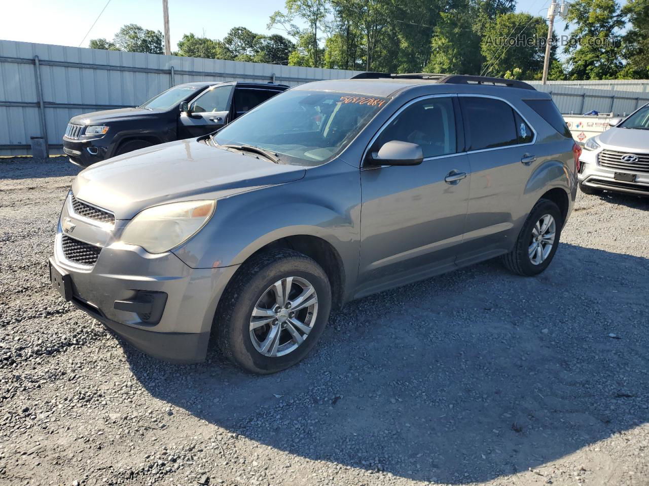 2012 Chevrolet Equinox Lt Gray vin: 2GNALDEK6C6227452