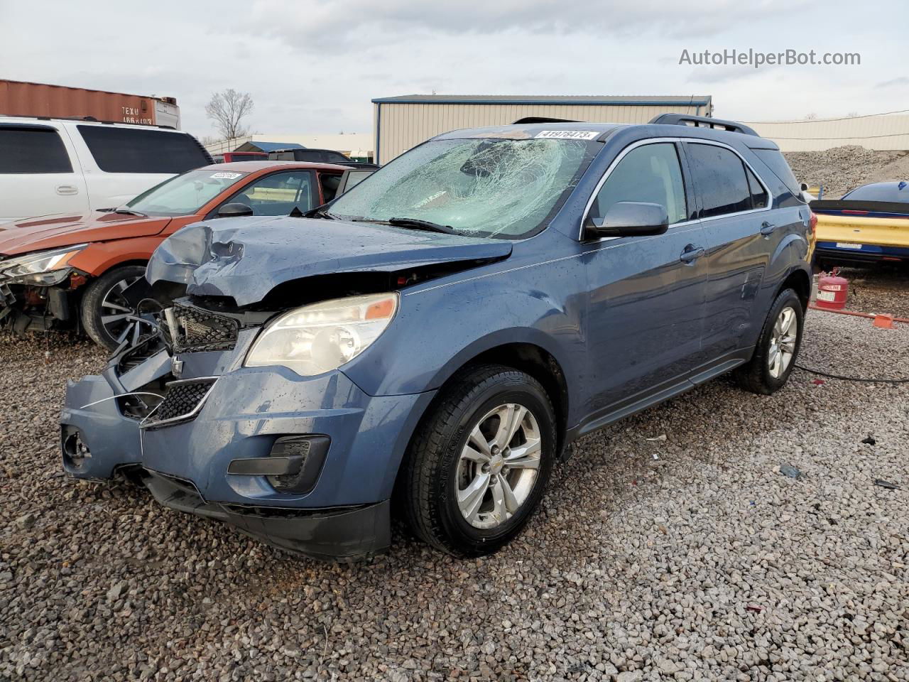 2012 Chevrolet Equinox Lt Blue vin: 2GNALDEK6C6307835