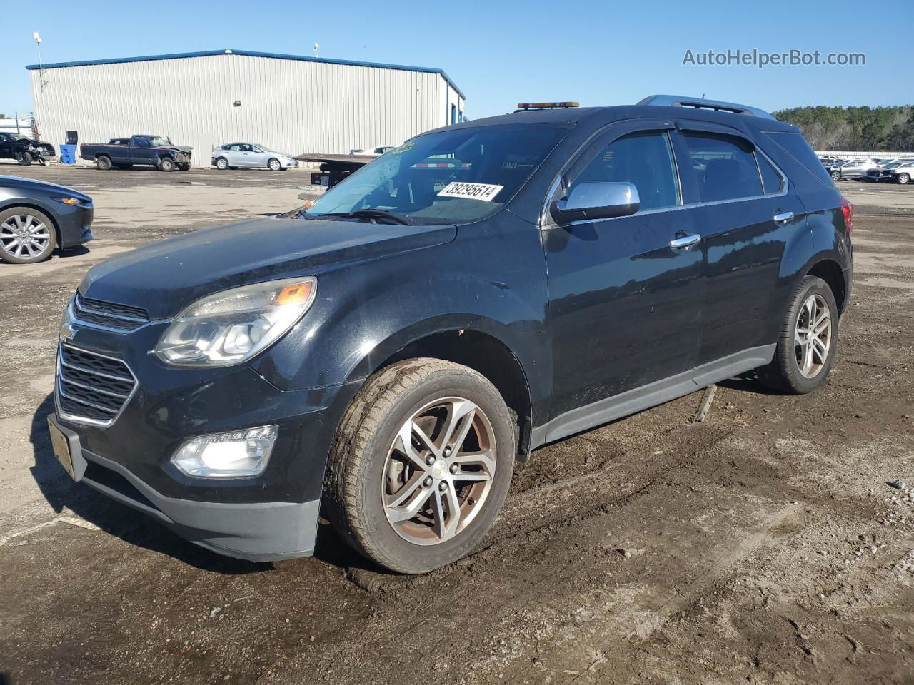 2016 Chevrolet Equinox Ltz Черный vin: 2GNALDEK6G6347273