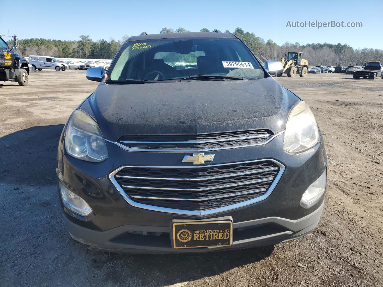 2016 Chevrolet Equinox Ltz Черный vin: 2GNALDEK6G6347273