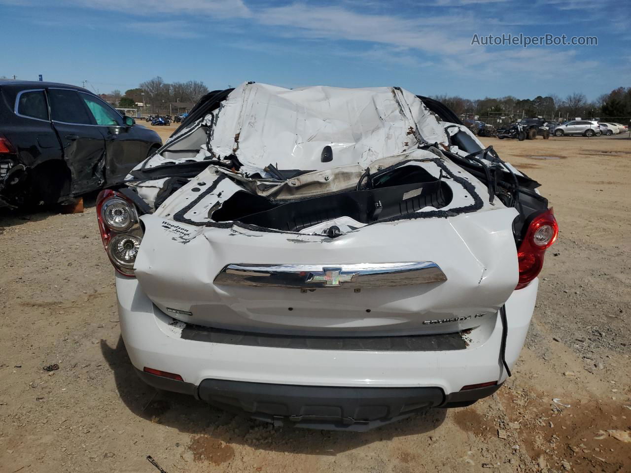 2012 Chevrolet Equinox Lt White vin: 2GNALDEK7C1158736