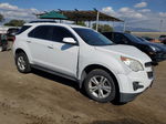 2012 Chevrolet Equinox Lt White vin: 2GNALDEK7C1168831