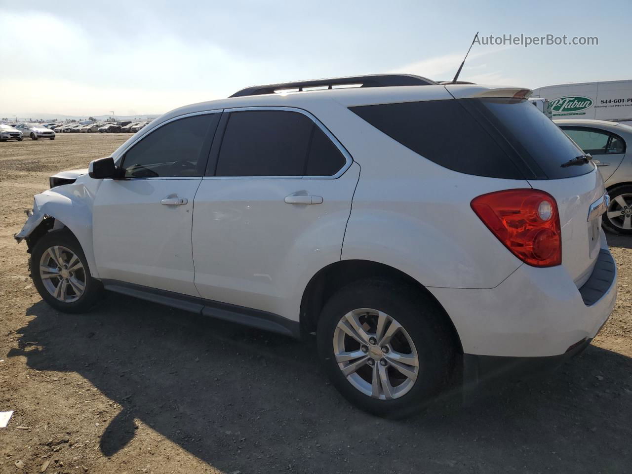 2012 Chevrolet Equinox Lt White vin: 2GNALDEK7C1168831