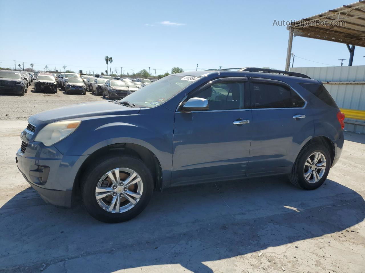 2012 Chevrolet Equinox Lt Blue vin: 2GNALDEK7C6169111