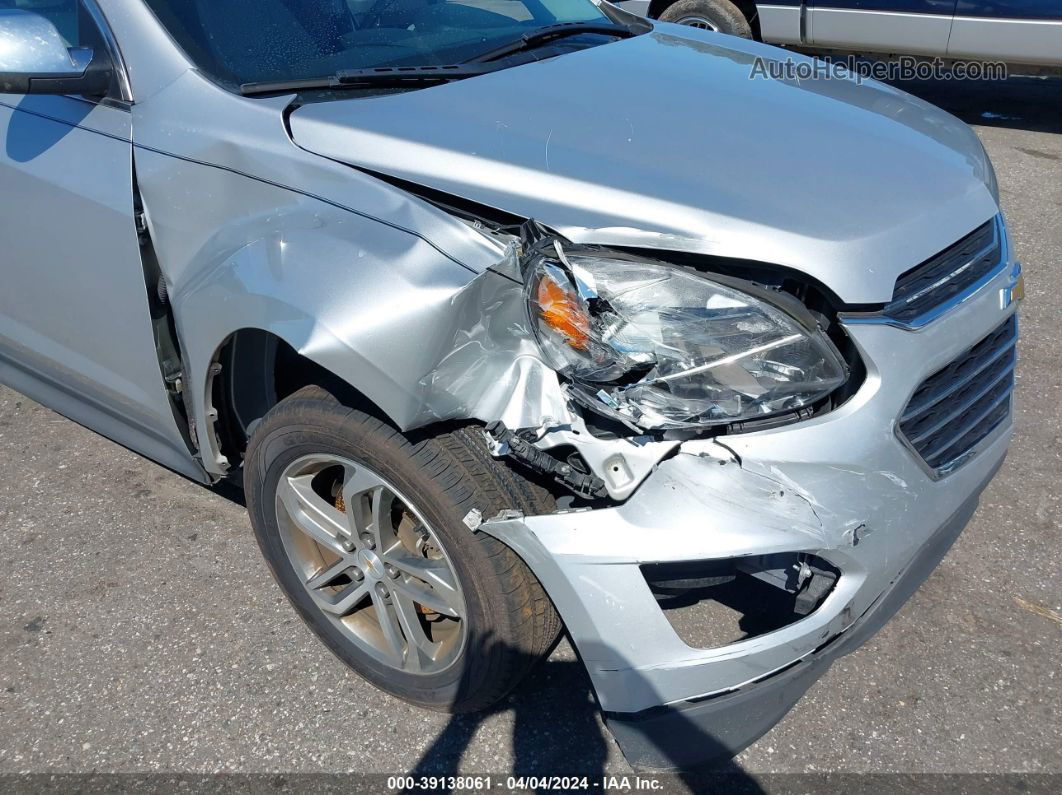 2016 Chevrolet Equinox Ltz Silver vin: 2GNALDEK7G1168124