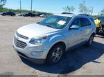 2016 Chevrolet Equinox Ltz Silver vin: 2GNALDEK7G1168124