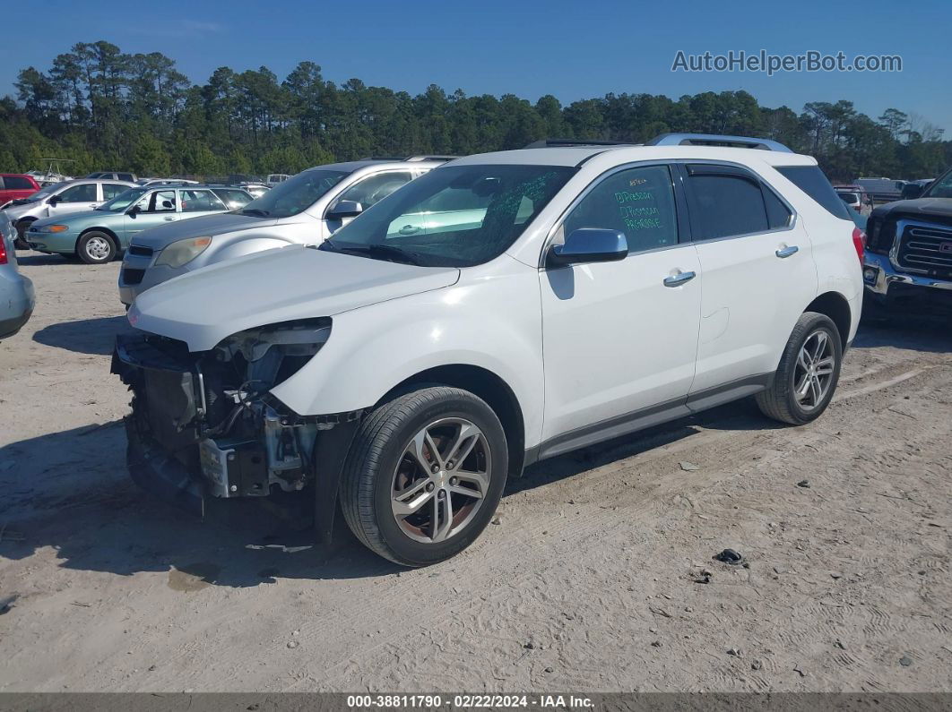 2016 Chevrolet Equinox Ltz White vin: 2GNALDEK7G6231225