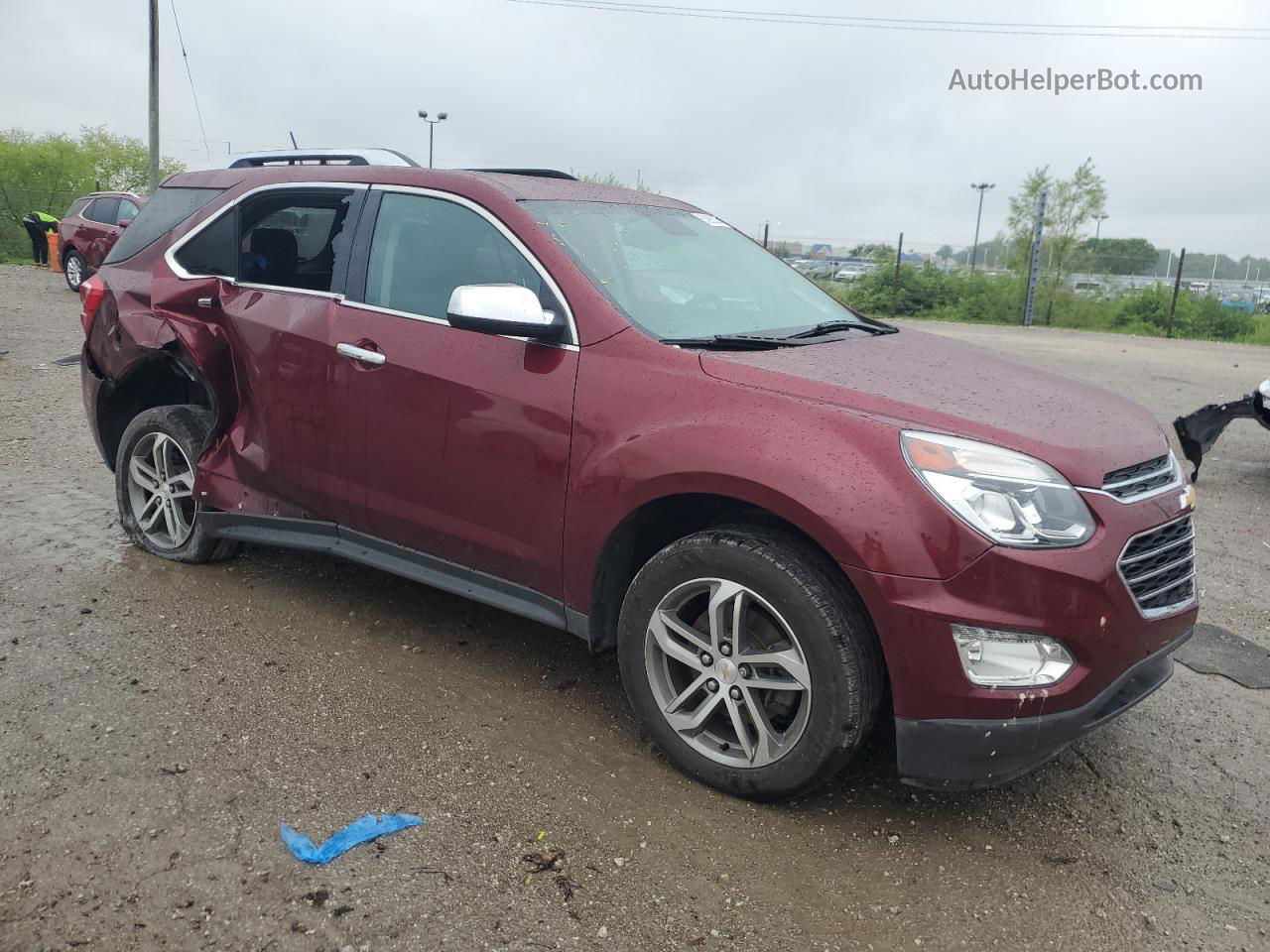 2016 Chevrolet Equinox Ltz Темно-бордовый vin: 2GNALDEK7G6292011