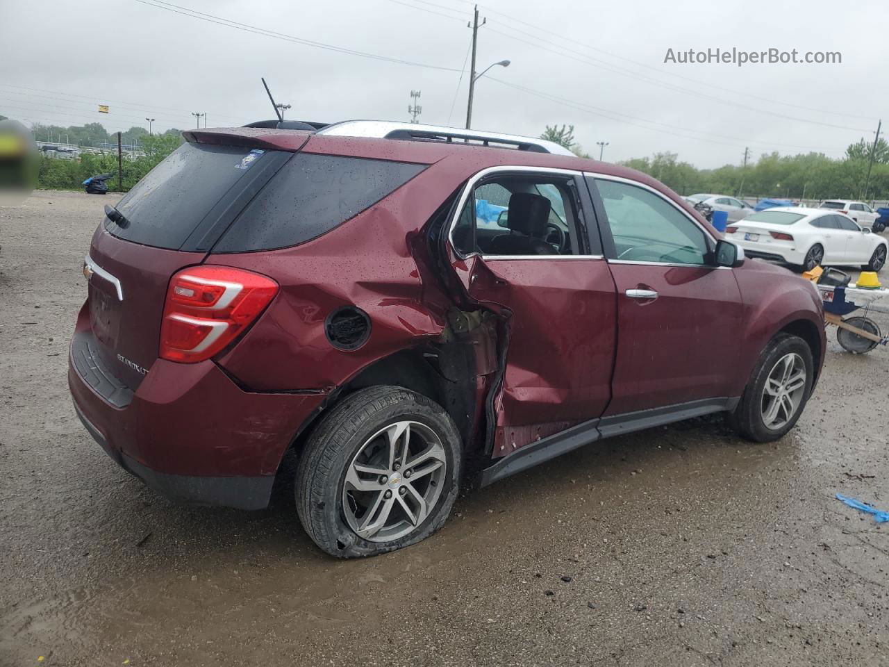 2016 Chevrolet Equinox Ltz Maroon vin: 2GNALDEK7G6292011