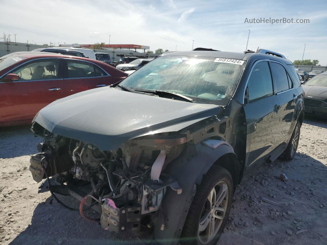 2017 Chevrolet Equinox Premier Угольный vin: 2GNALDEK7H6260967