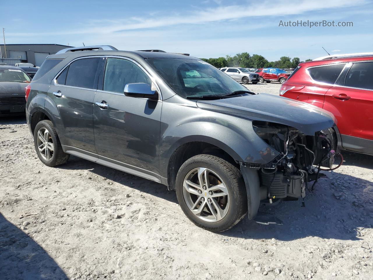 2017 Chevrolet Equinox Premier Charcoal vin: 2GNALDEK7H6260967