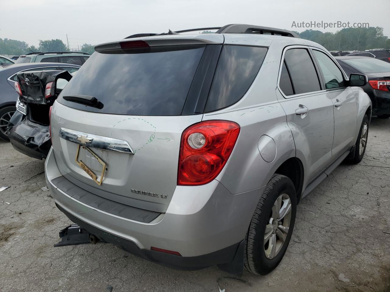 2012 Chevrolet Equinox Lt Серебряный vin: 2GNALDEK8C1333270