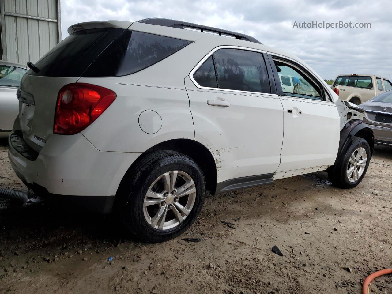 2012 Chevrolet Equinox Lt White vin: 2GNALDEK8C6175757