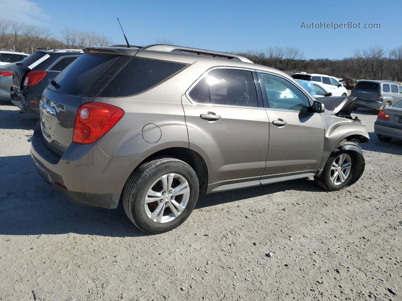 2012 Chevrolet Equinox Lt Brown vin: 2GNALDEK8C6310123