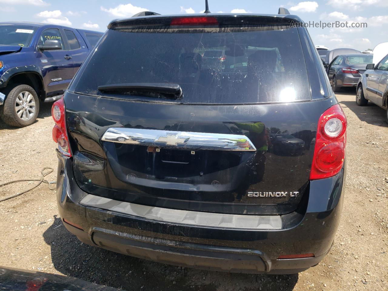 2012 Chevrolet Equinox Lt Black vin: 2GNALDEK8C6379362