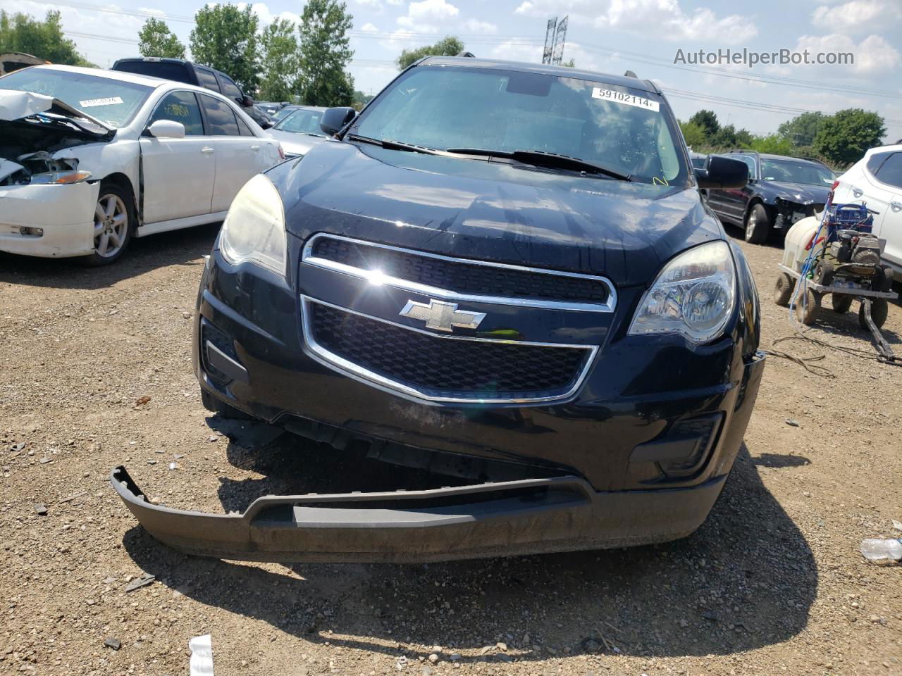 2012 Chevrolet Equinox Lt Black vin: 2GNALDEK8C6379362