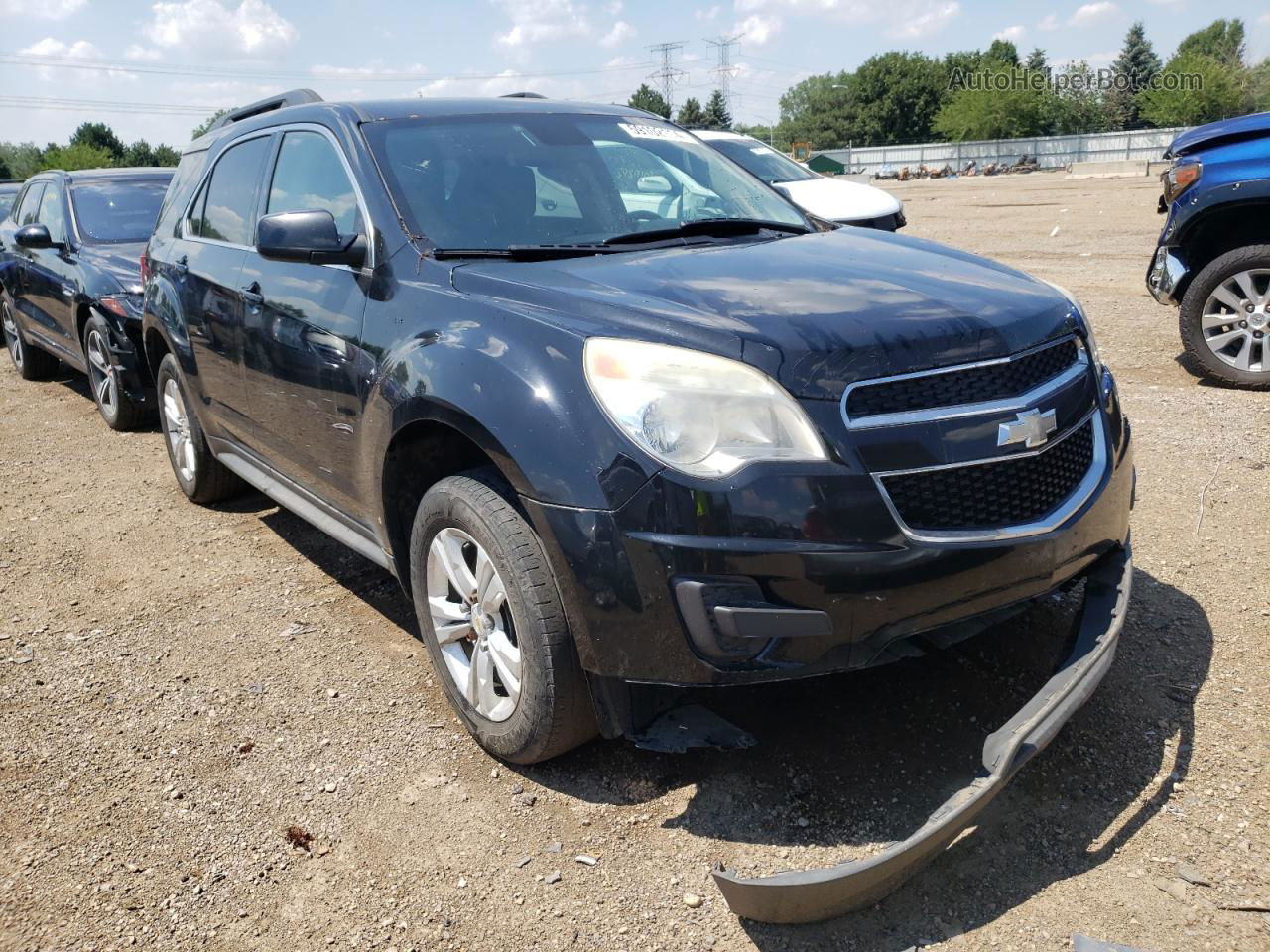 2012 Chevrolet Equinox Lt Black vin: 2GNALDEK8C6379362