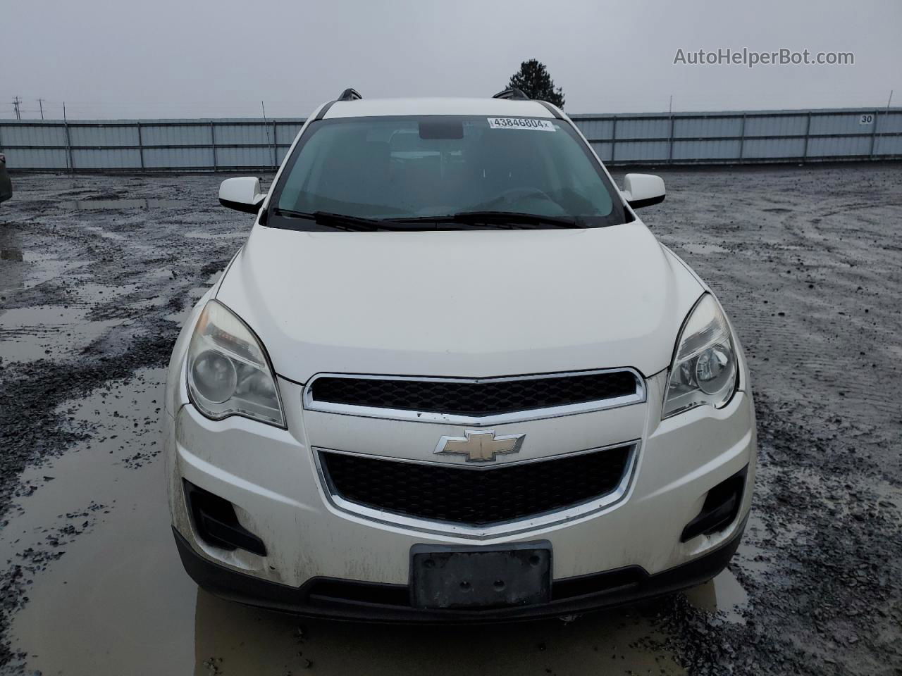 2012 Chevrolet Equinox Lt White vin: 2GNALDEK9C1232674