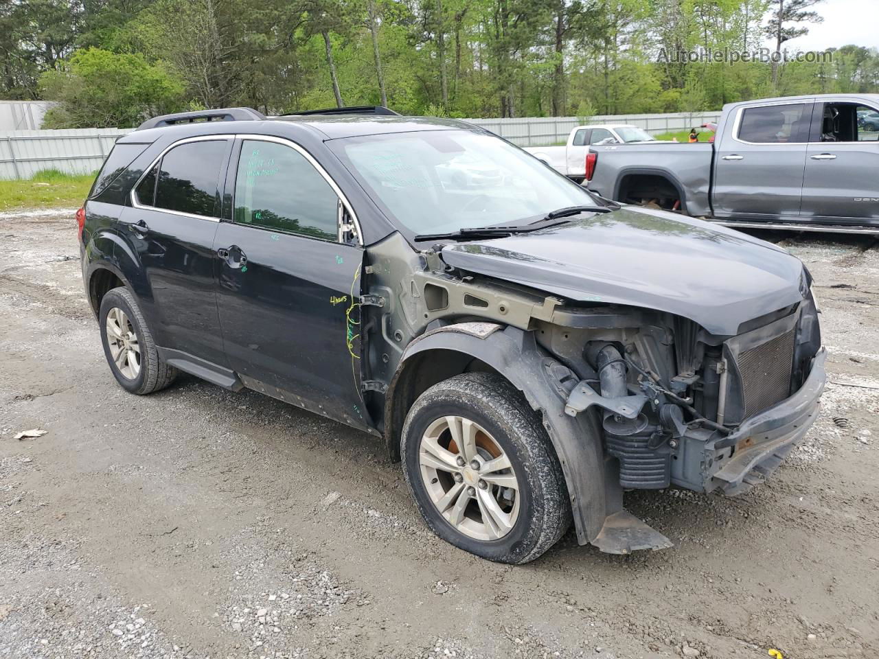 2012 Chevrolet Equinox Lt Black vin: 2GNALDEK9C6322636