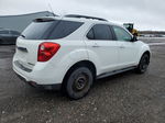 2012 Chevrolet Equinox Lt White vin: 2GNALDEK9C6338237