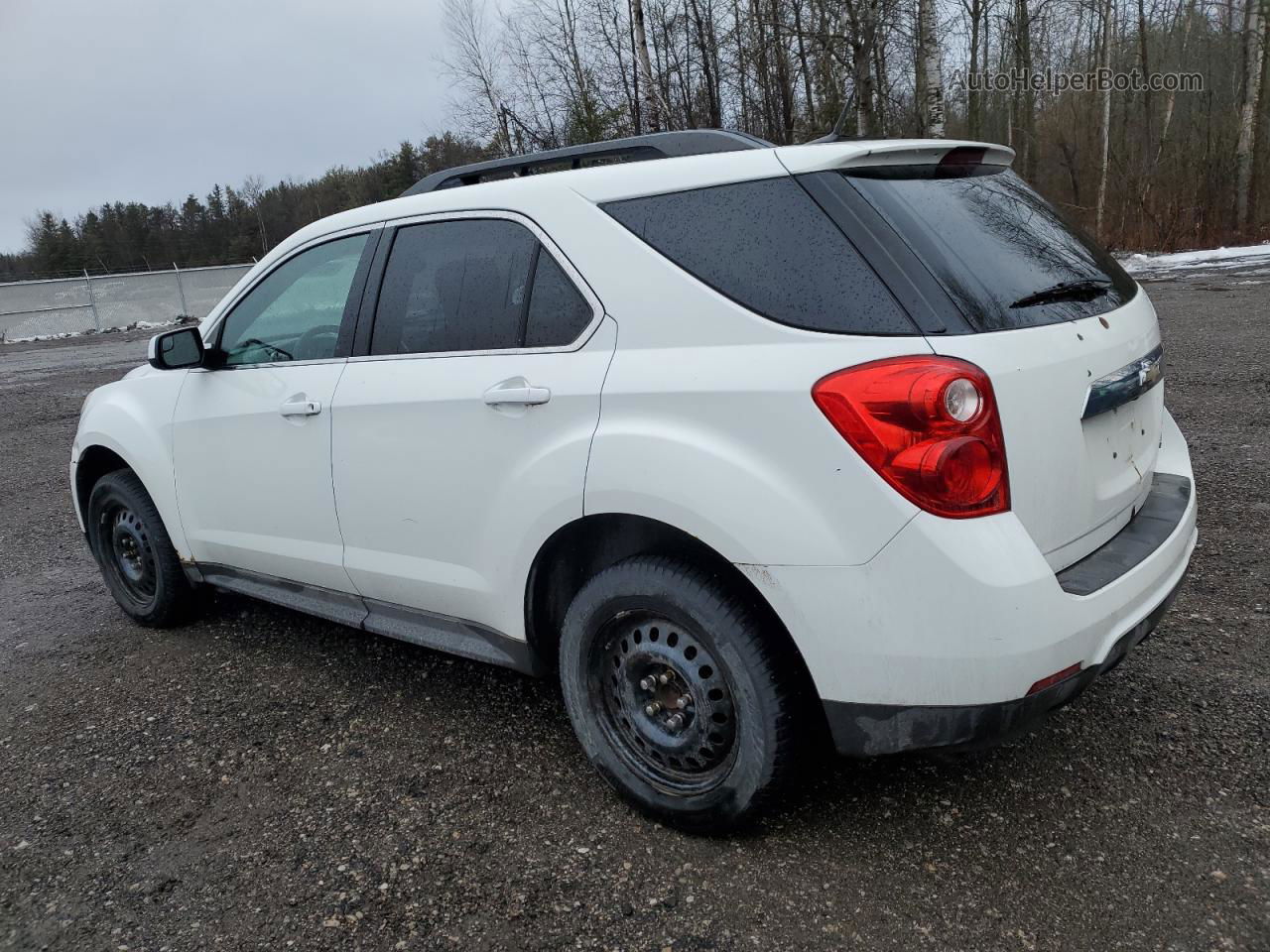 2012 Chevrolet Equinox Lt White vin: 2GNALDEK9C6338237