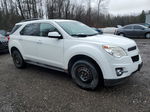 2012 Chevrolet Equinox Lt White vin: 2GNALDEK9C6338237