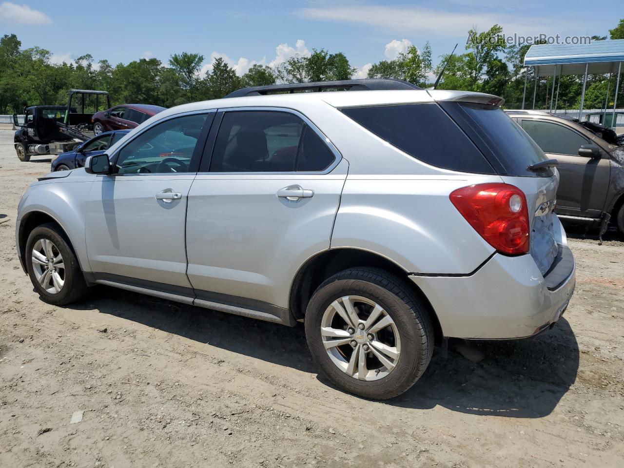 2012 Chevrolet Equinox Lt Silver vin: 2GNALDEK9C6342689