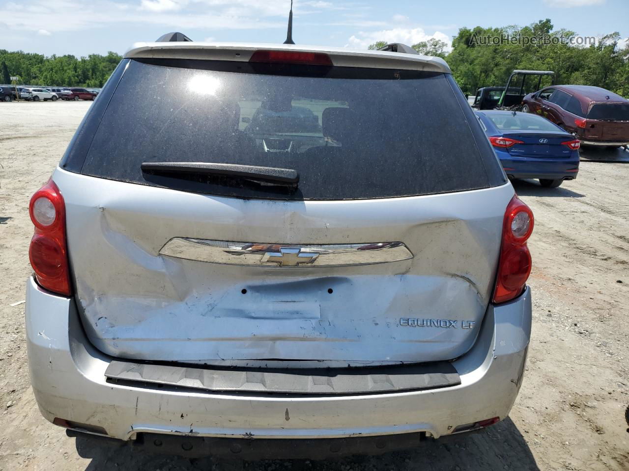 2012 Chevrolet Equinox Lt Silver vin: 2GNALDEK9C6342689