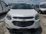 2016 Chevrolet Equinox Ltz White vin: 2GNALDEK9G6220002