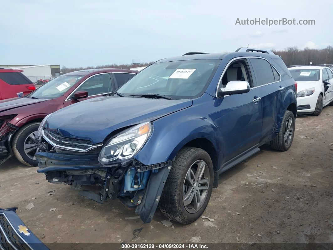 2016 Chevrolet Equinox Ltz Blue vin: 2GNALDEK9G6299302