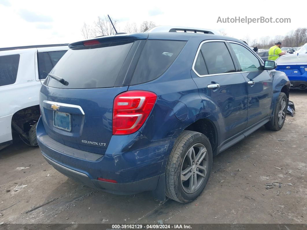 2016 Chevrolet Equinox Ltz Blue vin: 2GNALDEK9G6299302