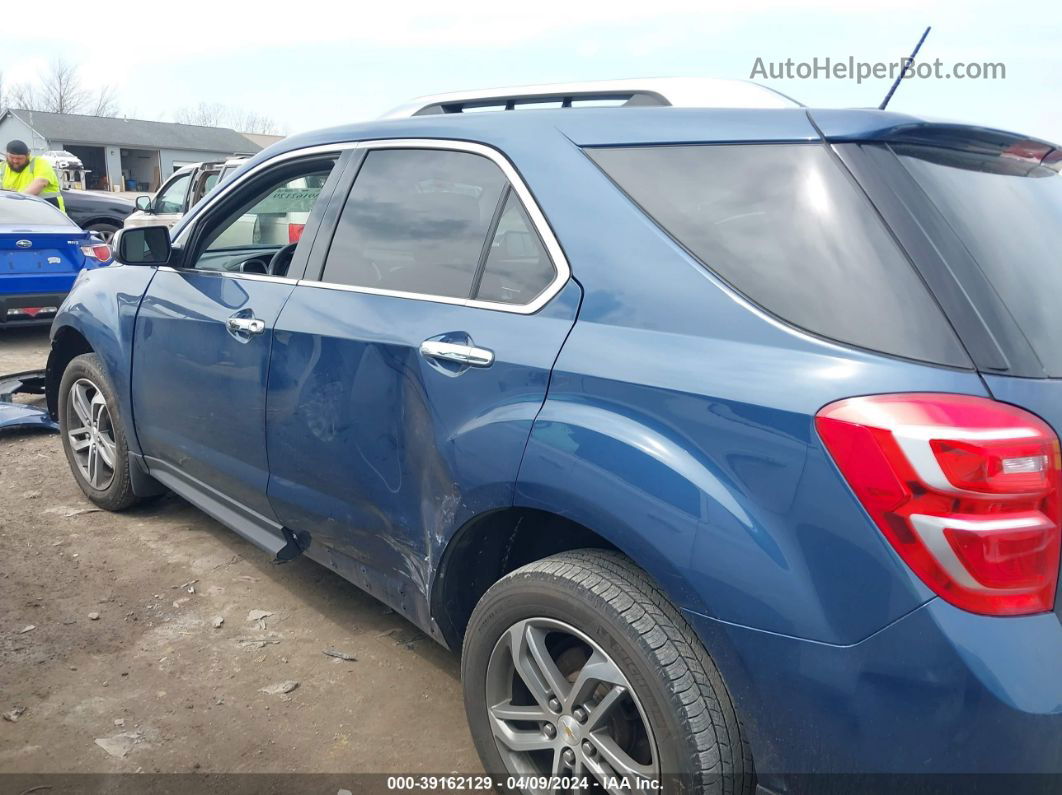 2016 Chevrolet Equinox Ltz Blue vin: 2GNALDEK9G6299302