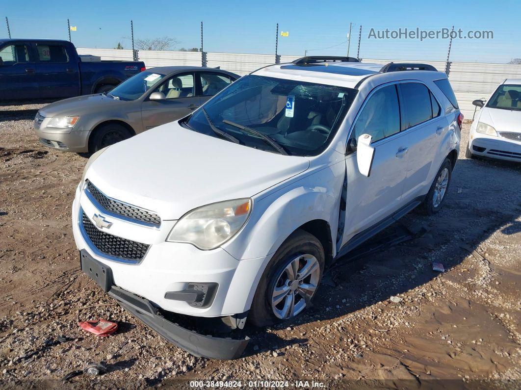 2012 Chevrolet Equinox 1lt White vin: 2GNALDEKXC1176115