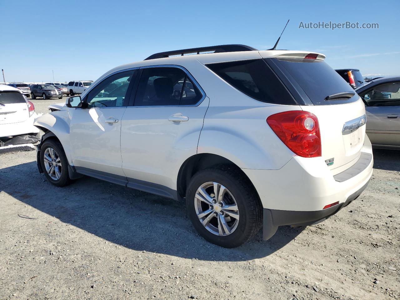 2012 Chevrolet Equinox Lt White vin: 2GNALDEKXC1208044