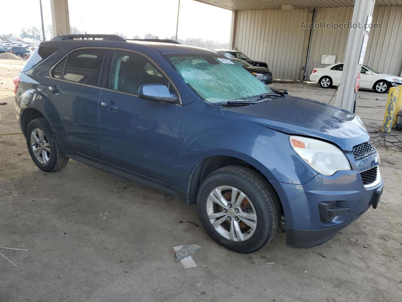 2012 Chevrolet Equinox Lt Синий vin: 2GNALDEKXC6147071