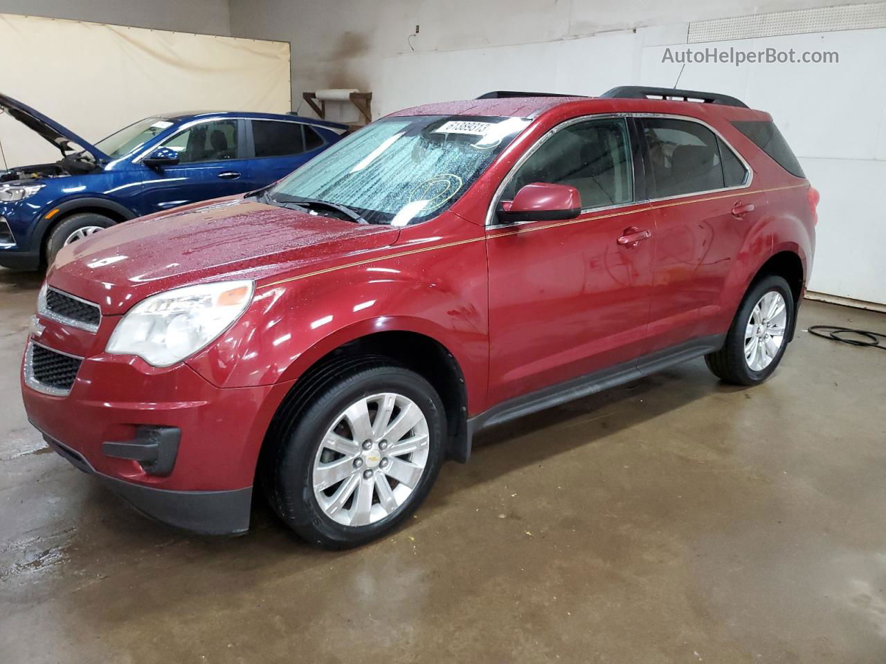 2012 Chevrolet Equinox Lt Burgundy vin: 2GNALDEKXC6222917