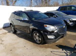 2016 Chevrolet Equinox Ltz Black vin: 2GNALDEKXG6130714