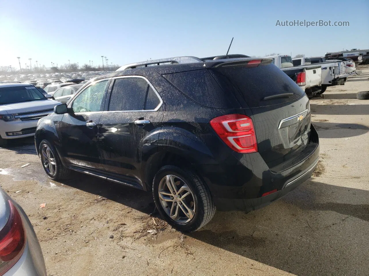 2016 Chevrolet Equinox Ltz Black vin: 2GNALDEKXG6130714