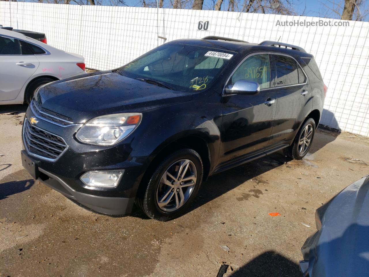 2016 Chevrolet Equinox Ltz Black vin: 2GNALDEKXG6130714