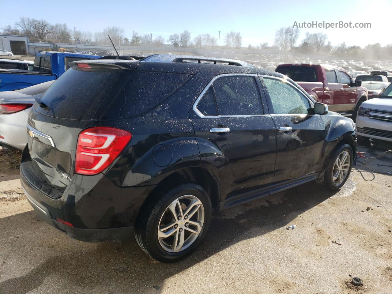 2016 Chevrolet Equinox Ltz Black vin: 2GNALDEKXG6130714